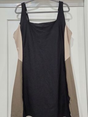 Abercrombie Black Colorblock Activewear Dress
